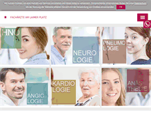 Tablet Screenshot of fachaerzte-muenchen.com
